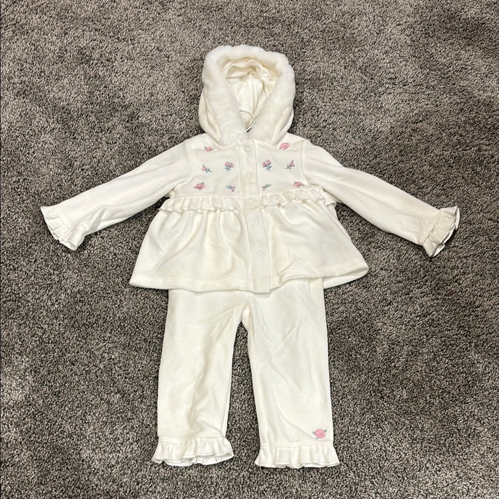 First Impressions Cream Baby Outfit
